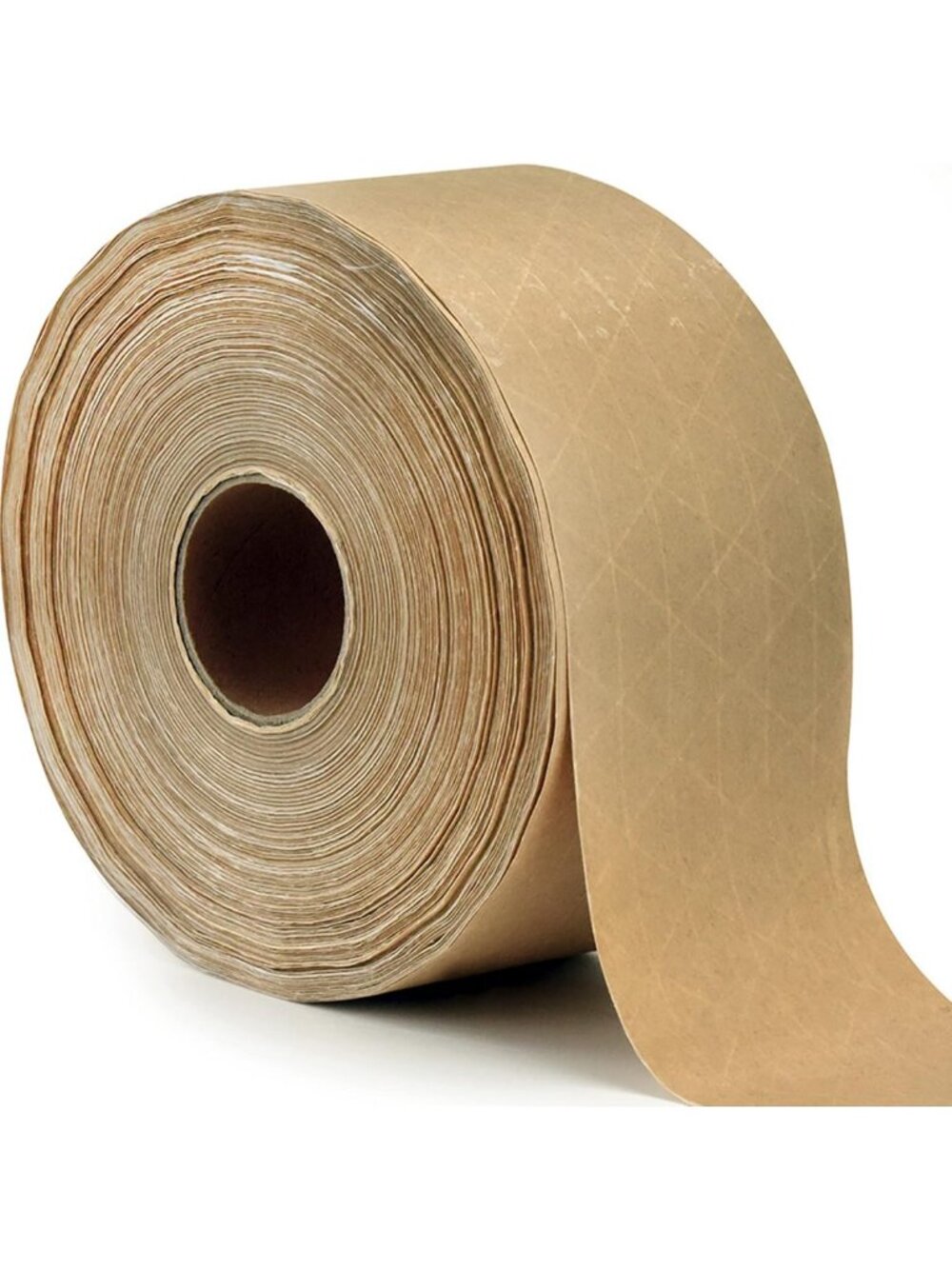 Heavy Duty Water Activated Kraft Paper Tape, Fiberglass Reinforced, Strong